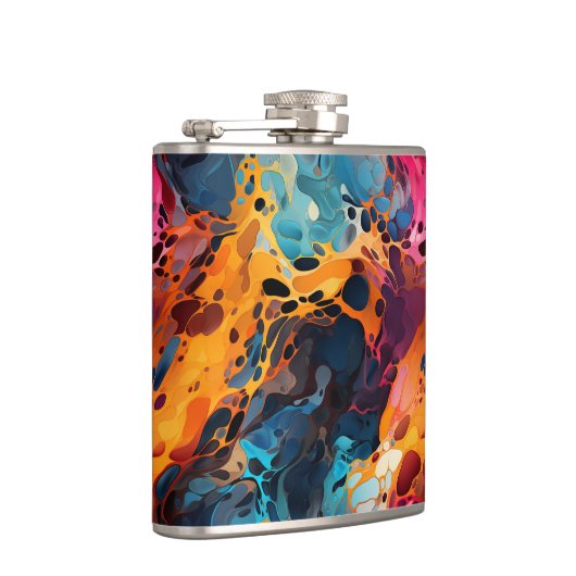 Künstlerisches Design Flachmann (Rechts)