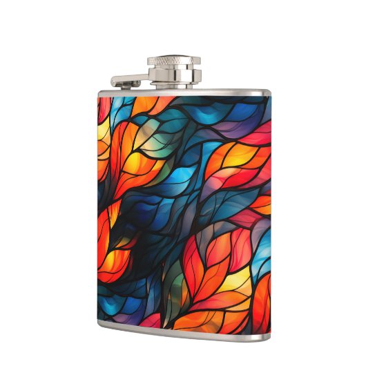 Künstlerisches Design Flachmann (Links)