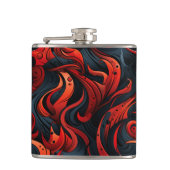 Künstlerisches Design Flachmann (Vorderseite)