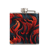 Künstlerisches Design Flachmann (Rückseite)