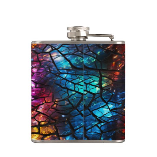 Künstlerisches Design Flachmann (Rückseite)