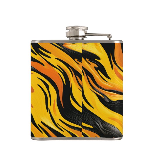 Künstlerisches Design Flachmann (Rückseite)