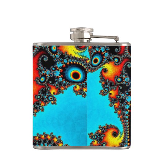 Künstlerisches Design Flachmann (Rückseite)