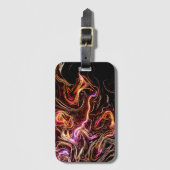 Künstlerisches Design Gepäckanhänger (Vorderseite Vertikal)