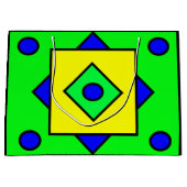 Künstlerisches Design-Geschenkbeutel Große Geschenktüte (Vorderseite)