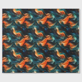 Künstlerisches Design Geschenkpapier (Flach)