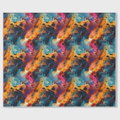 Künstlerisches Design Geschenkpapier (Flach)