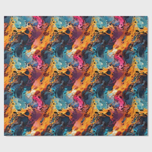 Künstlerisches Design Geschenkpapier (Flach)