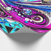 Künstlerisches Design Geschenkpapier (Ecke)