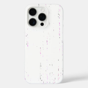 Künstlerisches Design im weißen Hintergrund iPhone 16 Pro Hülle