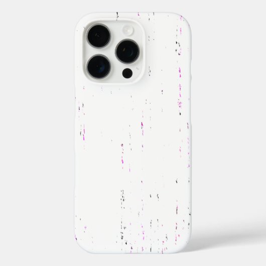Künstlerisches Design im weißen Hintergrund Case-Mate iPhone Hülle (Rückseite)