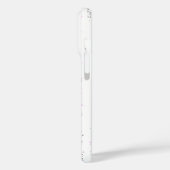 Künstlerisches Design im weißen Hintergrund Case-Mate iPhone Hülle (Rückseite / Links)