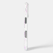 Künstlerisches Design im weißen Hintergrund Case-Mate iPhone Hülle (Rückseite / Rechts)