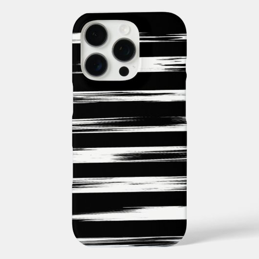 Künstlerisches Design in Schwarz und Weiß Case-Mate iPhone Hülle (Rückseite)