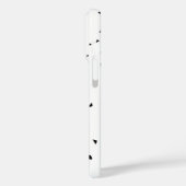 Künstlerisches Design in Schwarz und Weiß Case-Mate iPhone Hülle (Rückseite / Links)