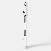 Künstlerisches Design in Schwarz und Weiß Case-Mate iPhone Hülle (Rückseite / Rechts)