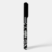 Künstlerisches Design in Schwarz und Weiß Case-Mate iPhone Hülle (Rückseite / Rechts)