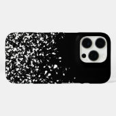 Künstlerisches Design in Schwarz und Weiß Case-Mate iPhone Hülle (Rückseite (Horizontal))