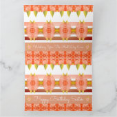 Künstlerisches Design Karte (Innenseite)