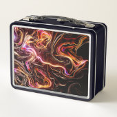 Künstlerisches Design Metall Brotdose (Rückseite)