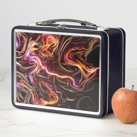 Künstlerisches Design Metall Brotdose (Beispiel)