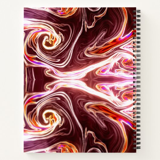 Künstlerisches Design Notizblock (Rückseite)