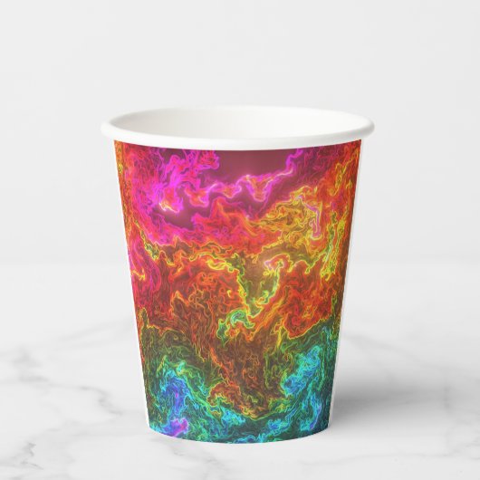 Künstlerisches Design Pappbecher (Vorderseite)