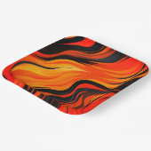 Künstlerisches Design Pappteller (Gewinkelt)