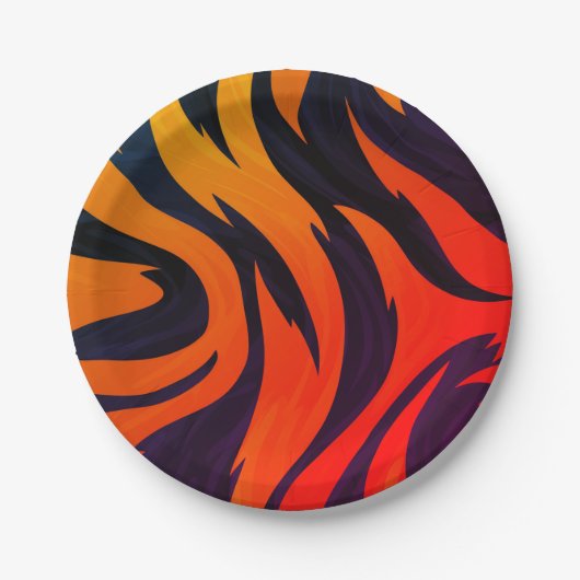 Künstlerisches Design Pappteller (Vorderseite)
