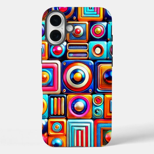 Künstlerisches Design Phone Case (Rückseite)