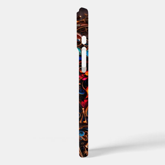 Künstlerisches Design Phone Case (Rückseite / Links)