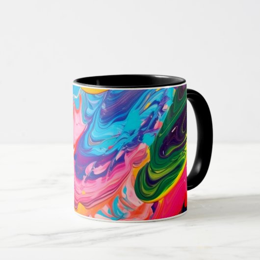 Künstlerisches Design Tasse (VorderseiteRechts)