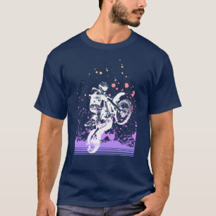 Künstlerisches Dirt Bike T-Shirt