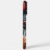 Künstlerisches Dolphin Swirl-Design Case-Mate iPhone Hülle (Rückseite / Rechts)