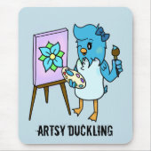 Künstlerisches Duckling, anpassbarer Artist MouseP Mousepad (Vorne)