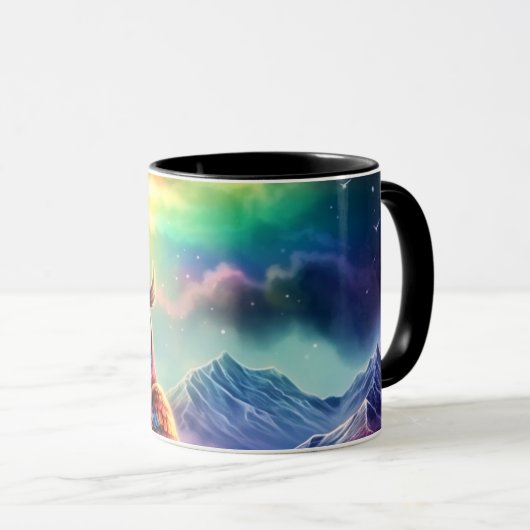 Künstlerisches Ei Tasse (VorderseiteRechts)