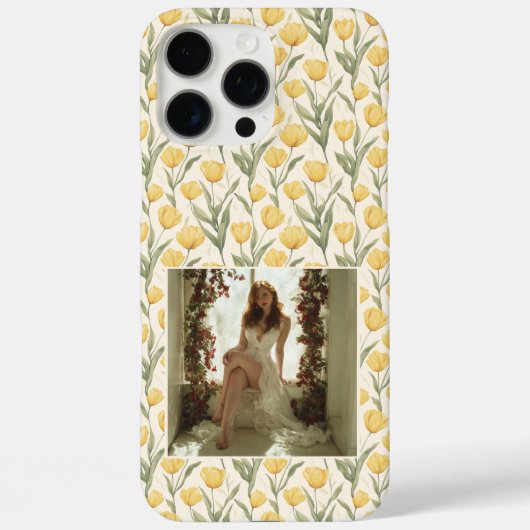 Künstlerisches Einzugsgeschenk Tulpe Custom Case-Mate iPhone Hülle (Rückseite)