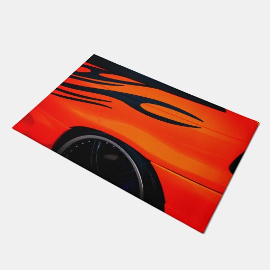 Künstlerisches Fahrzeugdesign Fußmatte (Schrägansicht)