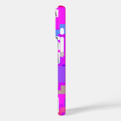 Künstlerisches farbenfrohes Musterdesign Case-Mate iPhone Hülle (Rückseite / Links)
