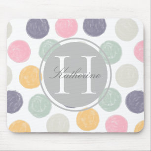 künstlerisches, farbenfrohes, pastellfarbenes, gep mousepad
