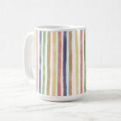 Künstlerisches, farbiges Muster Kaffeetasse (Vorderseite Links)