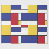 Künstlerisches Farbrechteck Geschenkpapier (Flach)