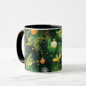 Künstlerisches Fest, Personalisierter Name und Zit Tasse (Vorderseite Links)