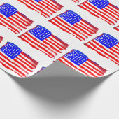 Künstlerisches Flagge-Packpapier Geschenkpapier (Ecke)