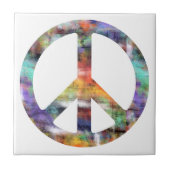 Künstlerisches Friedenszeichen Fliese (Vorderseite)
