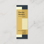 Künstlerisches Gebäude blockiert strukturelle Mini Visitenkarte (Vorderseite)