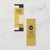 Künstlerisches Gebäude blockiert strukturelle Mini Visitenkarte (Vorne/Hinten)