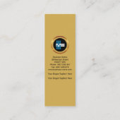 Künstlerisches Gebäude blockiert strukturelle Mini Visitenkarte (Rückseite)