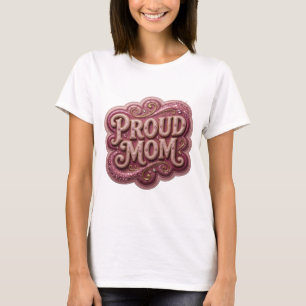 Künstlerisches Gold STOLZE MOMENTE Fettes Design T-Shirt