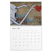 Künstlerisches Graffitis in Wien Österreich 24 Mon Kalender (Mär 2027)